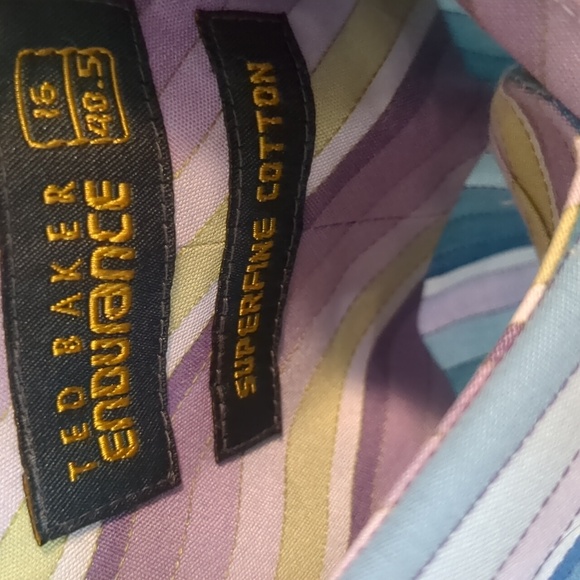 Ted Baker French cuff button down Sz 16/40.5 - Picture 6 of 6